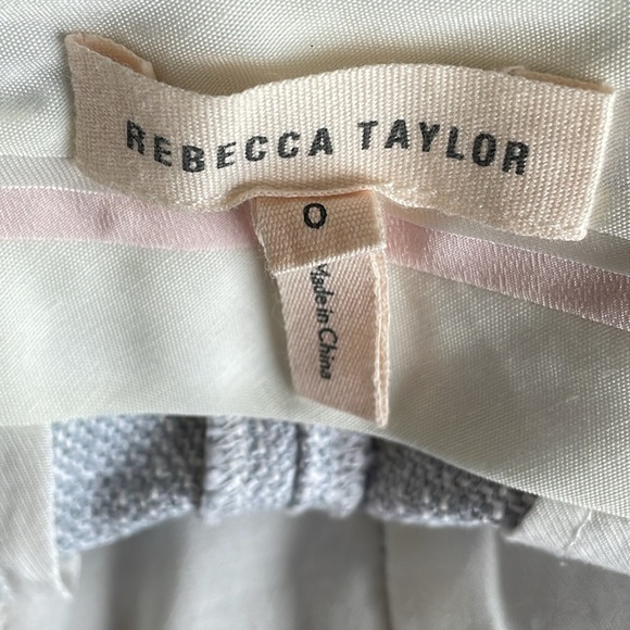 Rebecca Taylor Heather Grey Tweed Pants - Picture 4 of 6